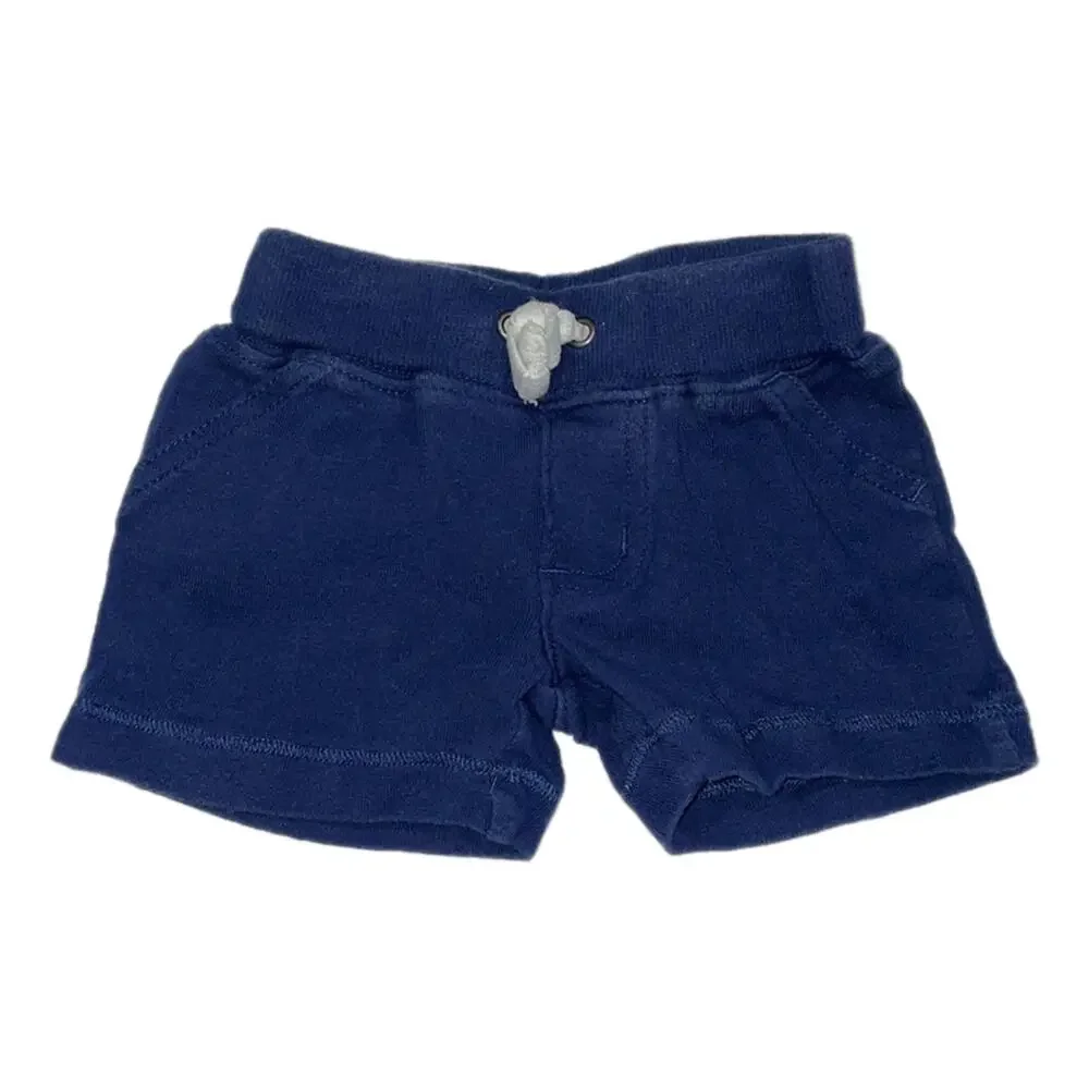 Carter’s Casual Faux Drawstring Shorts Baby Size 3 Months Navy